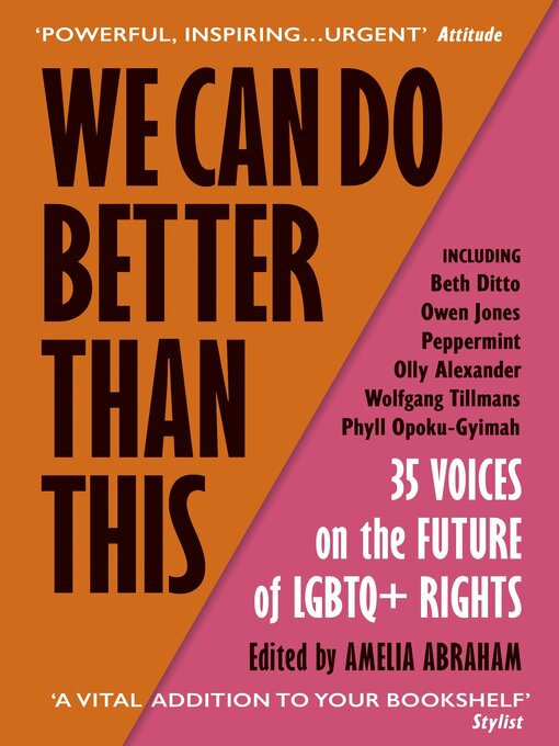 Title details for We Can Do Better Than This by Amelia Abraham - Available